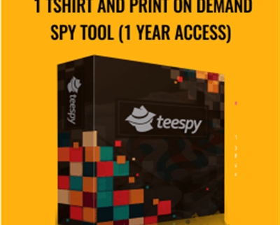 Teespy E28093 1 Tshirt and Print On Demand SPY Tool 1 YEAR ACCESS - eSy[GB]