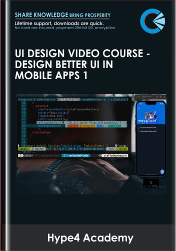 UI Design Video Course -Design Better UI in Mobile Apps 1 - Hype4 Academy