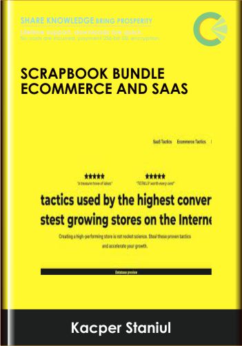 Scrapbook Bundle Ecommerce and SaaS - Kacper Staniul