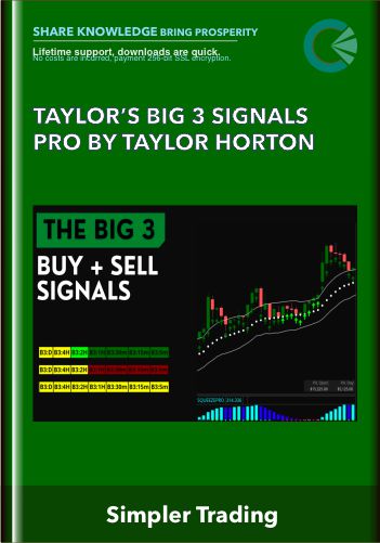 Taylor’s Big 3 Signals PRO by Taylor Horton - Simpler Trading