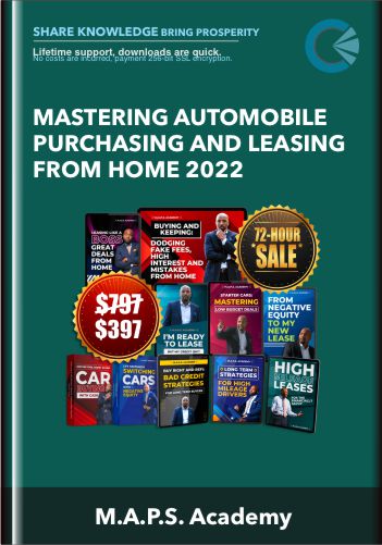 Mastering Automobile Purchasing and Leasing From Home 2022 - M.A.P.S. Academy