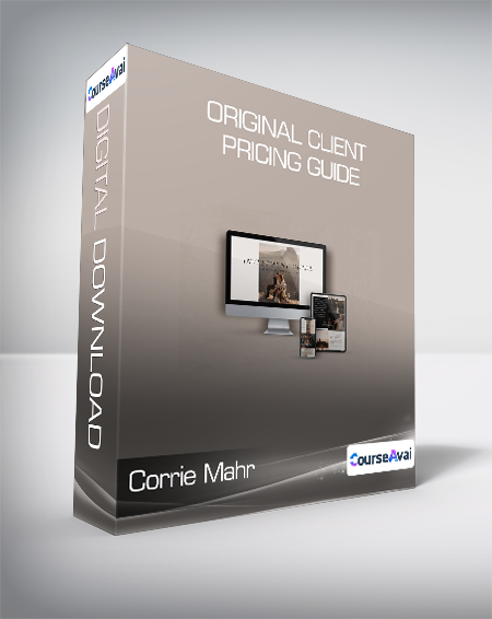 Corrie Mahr - Original Client Pricing Guide