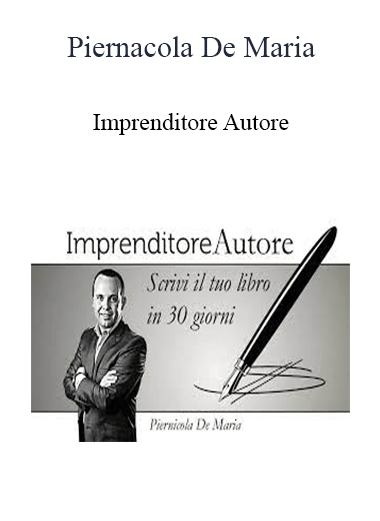 Piernicola De Maria - Imprenditore Autore