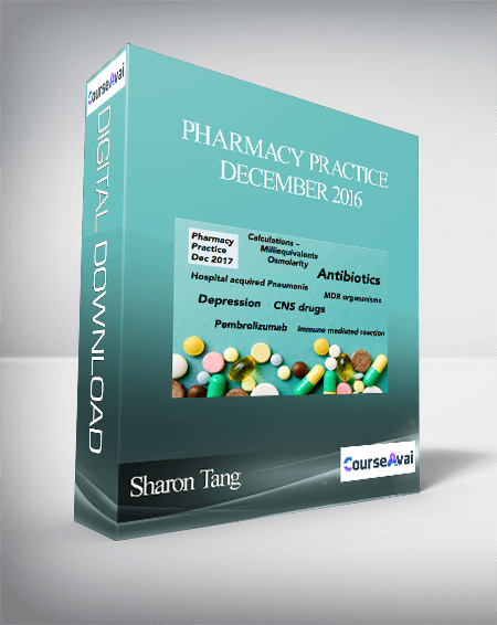 Sharon Tang - Pharmacy Practice December 2016