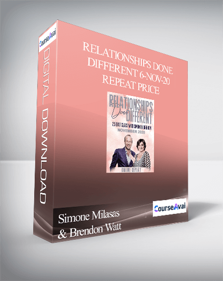 Simone Milasas & Brendon Watt - Relationships Done Different 6-Nov-20 Repeat Price