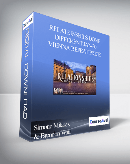 Simone Milasas & Brendon Watt - Relationships Done Different Jan-20 Vienna Repeat Price