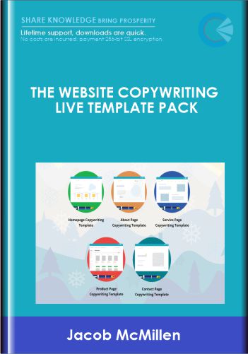 The Website Copywriting Live Template Pack  -  Jacob McMillen