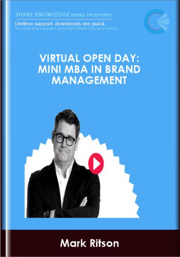 Virtual Open Day: Mini MBA in Brand Management  -  Mark Ritson