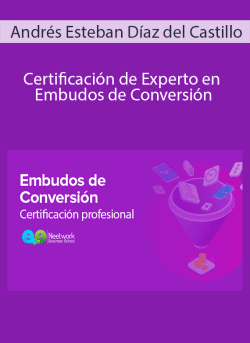 Andres Esteban Diaz del Castillo Certificacion de Experto en Embudos de Conversion 250x343 1 - eSy[GB]