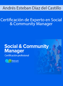 Andres Esteban Diaz del Castillo Certificacion de Experto en Social Community Manager 250x343 1 - eSy[GB]