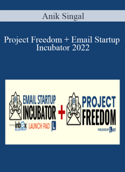 Anik Singal Project Freedom Email Startup Incubator 2022 250x343 1 - eSy[GB]