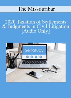 Audio Only 2020 Taxation of Settlements Judgments in Civil Litigation 250x343 1 - eSy[GB]