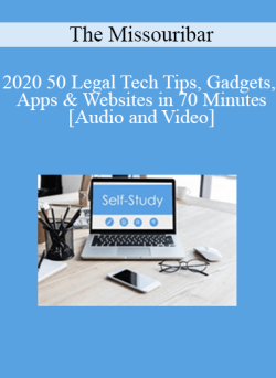 Audio and Video 2020 50 Legal Tech Tips Gadgets Apps Websites in 70 Minutes 250x343 1 - eSy[GB]