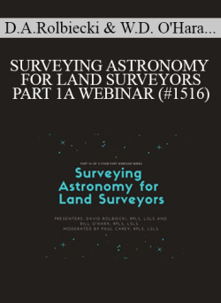 Audio and Video David Alan Rolbiecki William D. OHara Paul T. Carey SURVEYING ASTRONOMY FOR LAND SURVEYORS PART 1A WEBINAR 1516 250x343 1 - eSy[GB]