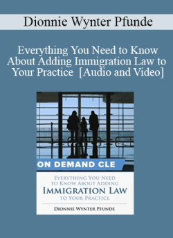 Audio and Video Everything You Need to Know About Adding Immigration Law to Your Practice Dionnie Wynter Pfunde 250x343 1 - eSy[GB]