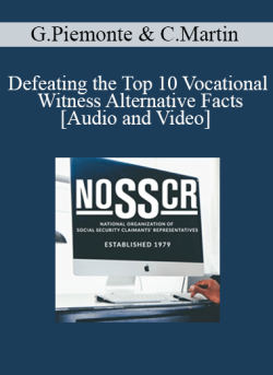 Audio and Video George Piemonte Charles Martin Defeating the Top 10 Vocational Witness Alternative Facts 250x343 1 - eSy[GB]