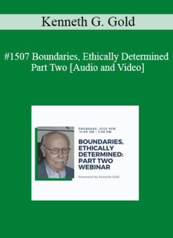 Audio and Video Kenneth G. Gold 1507 Boundaries Ethically Determined Part Two 250x343 1 - eSy[GB]