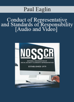 Audio and Video Paul Eaglin Conduct of Representative and Standards of Responsibility 250x343 1 - eSy[GB]