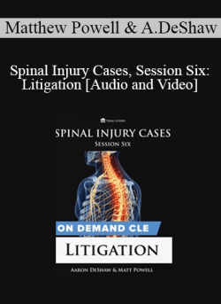 Audio and Video Spinal Injury Cases Session Six Litigation 250x343 1 - eSy[GB]