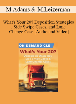 Audio and Video Whats Your 20 Deposition Strategies Side Swipe Cases and Lane Change Case 250x343 1 - eSy[GB]