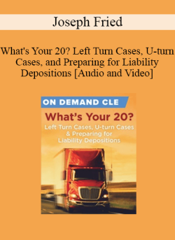 Audio and Video Whats Your 20 Left Turn Cases U turn Cases and Preparing for Liability Depositions 250x343 1 - eSy[GB]