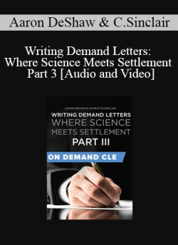 Audio and Video Writing Demand Letters Where Science Meets Settlement Part 3 250x343 1 - eSy[GB]