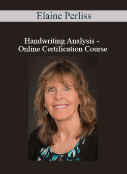 Elaine Perliss Handwriting Analysis Online Certification Course 250x343 1 - eSy[GB]