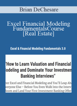 Excel Financial Modeling Fundamentals Course Real Estate Brian DeChesare 250x343 1 - eSy[GB]