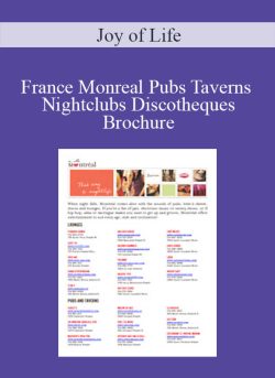 Joy of Life France Monreal Pubs Taverns Nightclubs Discotheques Brochure 250x343 1 - eSy[GB]