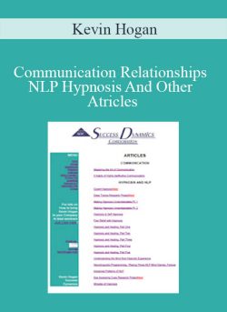 Kevin Hogan Communication Relationships NLP Hypnosis And Other Atricles 250x343 1 - eSy[GB]