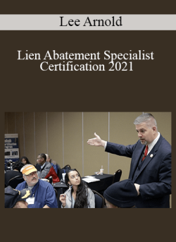 Lee Arnold Lien Abatement Specialist Certification 2021 250x343 1 - eSy[GB]