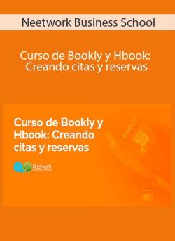 Neetwork Business School Curso de Bookly y Hbook Creando citas y reservas 250x343 1 - eSy[GB]